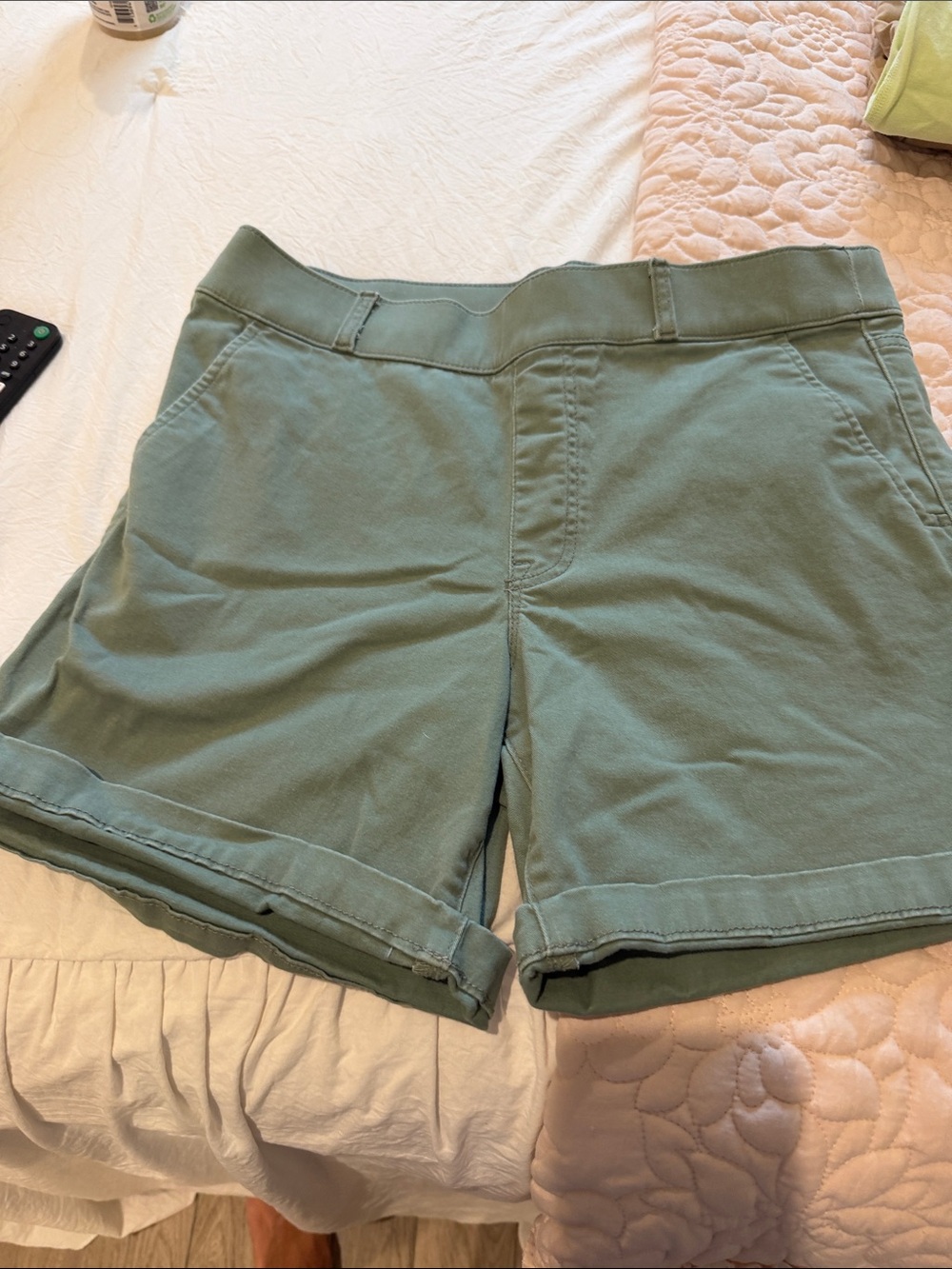 Gloria Vanderbilt Women's Bermuda Shorts in Sage Green